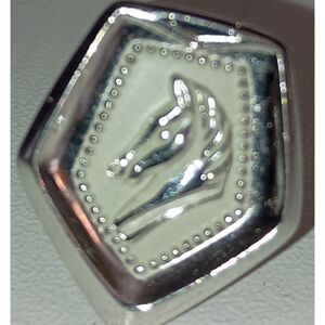 Rare Vintage, Silver Toned, Shields Designed Cufflinks - Equestrian